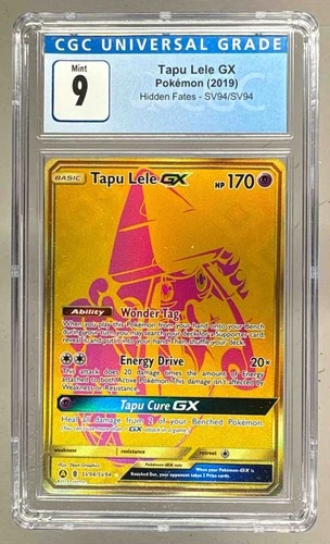 3782989041 Tapu Lele 2019 Pokemon SM Hidden Fates #SV94 CGC 9