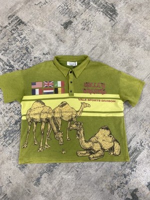 Size XL - Vale Camel Rugby Polo Olive 00000 Pre-Owned