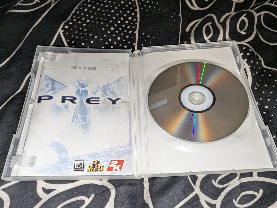 PREY PC DVD-ROM RARO DVDROM 2006 JUEGO DE COMPUTADORA HUMANHEAD STUDIOS COMPLETO PAL Foto 3 de 3