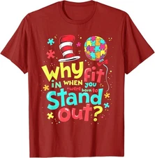 Autism Awareness Why Fit In Doctor Teacher Unisex T-Shirt