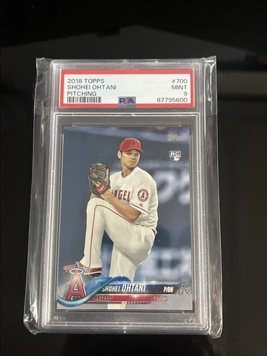 New Listing2018 Topps Series 2 Baseball Shohei Ohtani Rookie Pitching Card 700 Graded PSA 9
