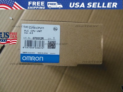 1PC Omron CJ1M-CPU11 PLC CPU Unit Module CJ1MCPU11 New In Box US Free TAX
