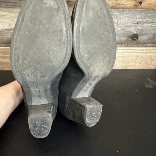 Paul Green Black Jules Block Heel Chelsea Boot Women Size EU 8 US 10.5 Pull On - Picture 9 of 12