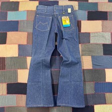 Vintage 70's Maverick Western Flared Leg Dead Stock Jeans Size 31x30