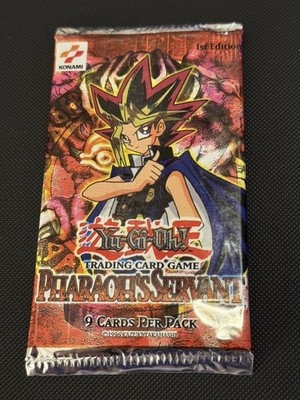 Yu-Gi-Oh! Pharaoh s Servant Booster Pack 1st Edition Sealed RETAIL 101899 PSV