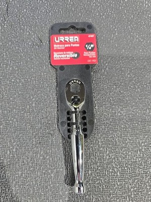 ~NEW~ URREA TOOLS 4749T MINI POLISHED HEX BIT RATCHET 1/4