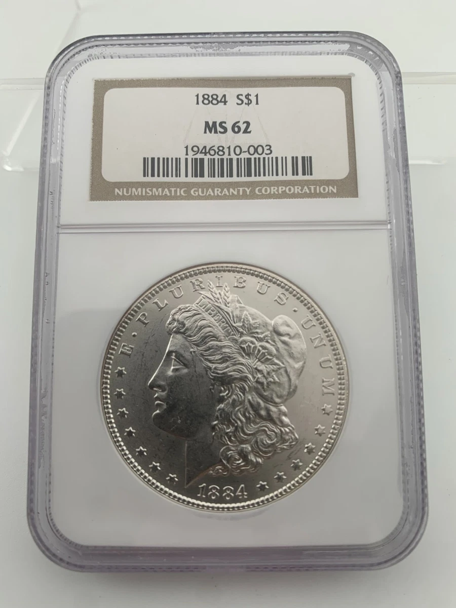 MS 62 Graded 1884 Year Morgan US Dollars (1878-1921) for sale | eBay