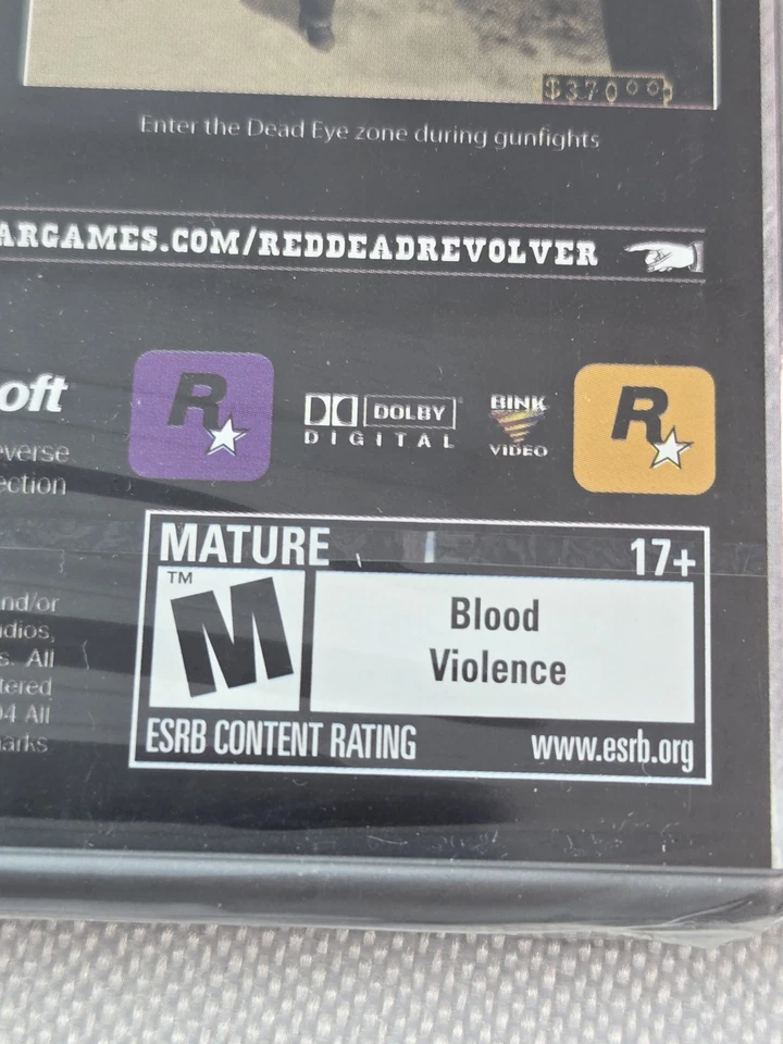 Red Dead Revolver Microsoft Xbox, 2004 Factory Sealed Platinum Hits" collection - Image 4 of 4