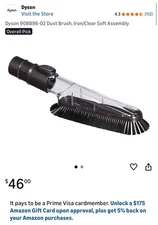 Dyson Soft Dusting Brush / Blinds Tool Attachment 908896-02 New Genuine OEM