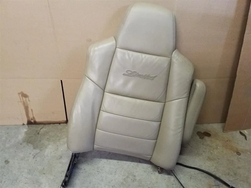 Front Right Passenger Tan Leather Seat Back | Fits 01-04 Ford Excursion Limited - Image 2 of 4