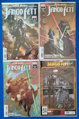 JANGO FETT #1-4 Marvel Comics 2024 Ethan Sacks Complete Series Luke Ross 