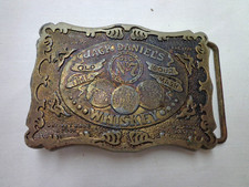 JACK DANIEL'S OldNo 7 Belt Buckle - Wyoming Studio Art Works - James Lind 1973