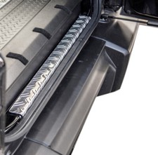 Ladekantenschutz für SUZUKI JIMNY 2 GJ ab2018 Alu Riffelblech Schutz EXTRA RO