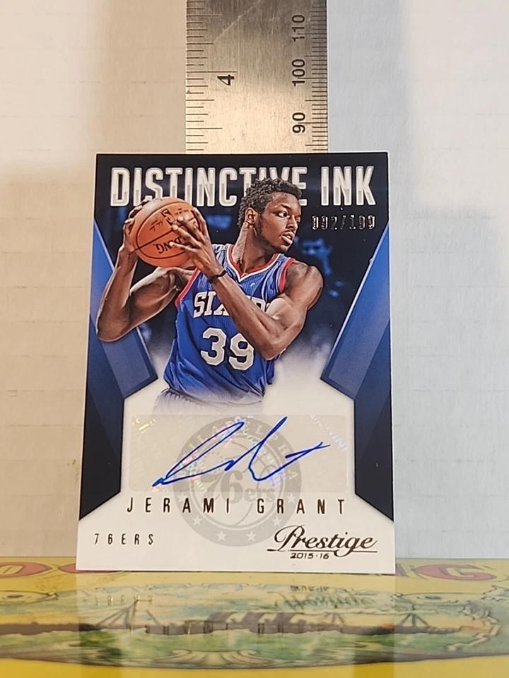 Jerami Grant 2015-16 Prestige Distinctive Ink Signatures #DI-JG Auto #'d 092/199 - Image 4 of 4