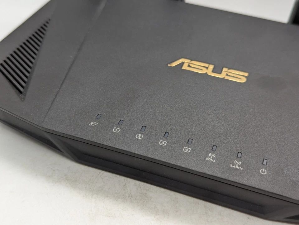 ASUS RT-AX58U WiFi 6 AX3000 dual-band extendable mesh router NO CABLE/READ - Image 4 of 4