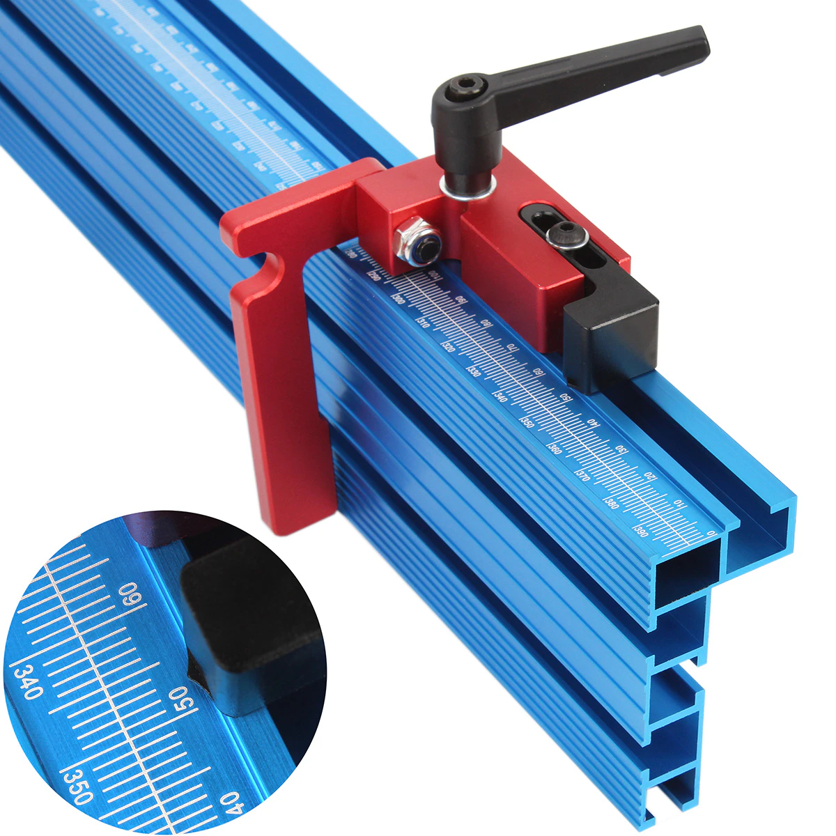 75 Type Blue Aluminum Profile Router Fence 40/50Cm Multi TTrack Table