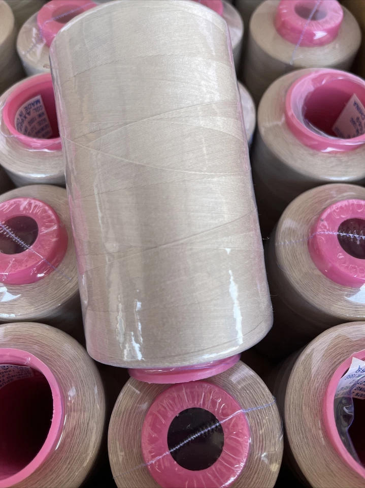 50 Spools TAUPE Serger Multi Purpose Sewing Thread T27 Quality 6000 YDS per Cone - Image 4 of 4