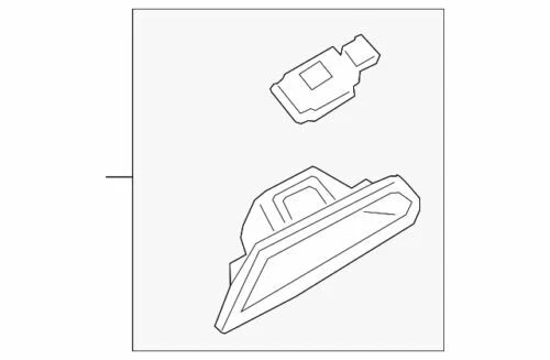 Mango del compartimento de equipaje para Ford Escape 2020-2021 (P/N LJ6Z-9922004-AA)