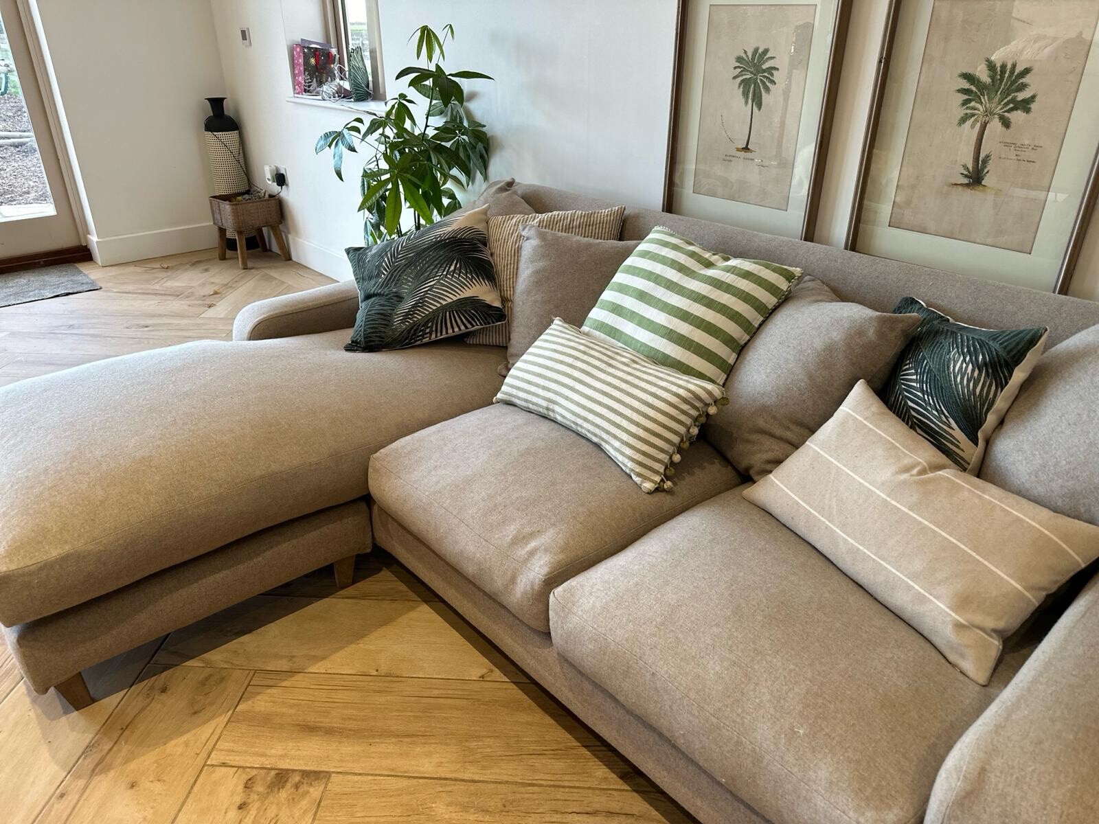 LOAF Oscar Chaise Corner Sofa Grey eBay