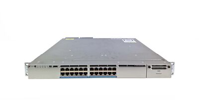 Cisco WS-C3850-24XU-E 3850 24X UPOE 2 x PWR-C1-1100WAC