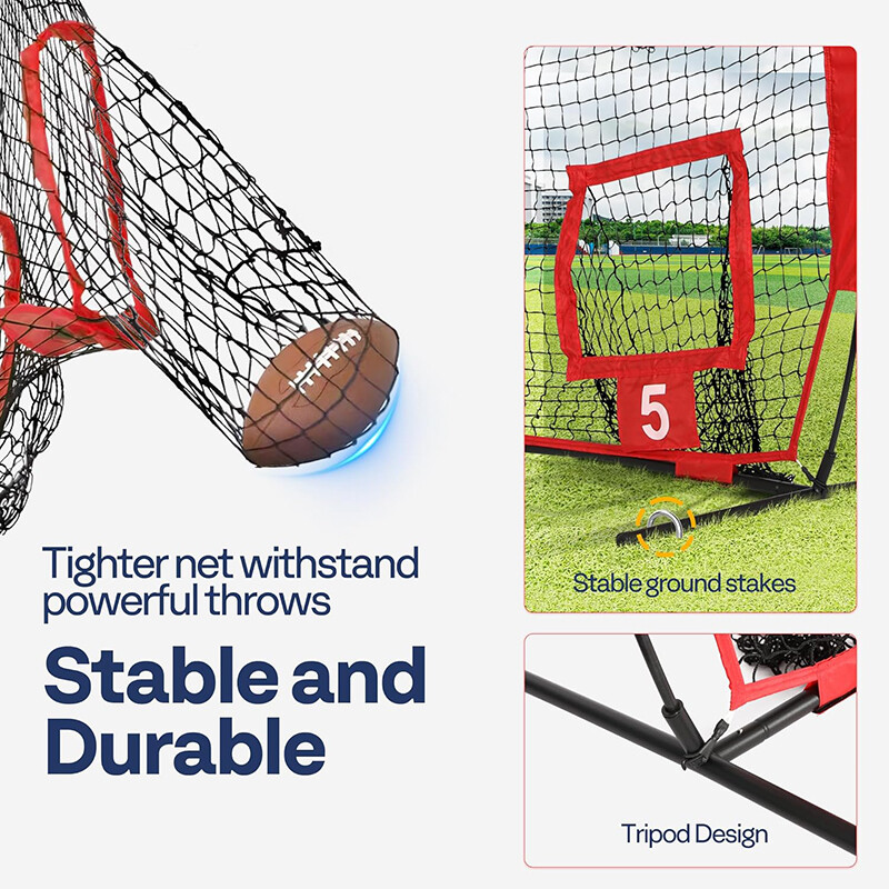 Qb Target .net 7x7ft Football Throwing Net QB Passing Training Target Practice w ...