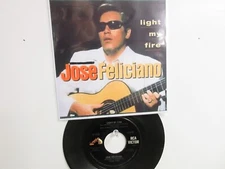 💥' JOSE FELICIANO ' HIT 45 + PICTURE [LIGHT MY FIRE] 1968 !💥
