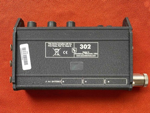 Sound Devices 302 tragbares 3-Kanal Mischpult sehr gepflegt funktioniert gut und getestet. - Bild 6 von 6