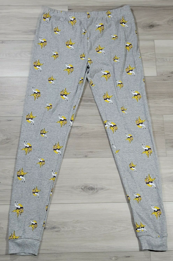 Minnesota Vikings Pajama Pants Girls XL (18-20) Gray