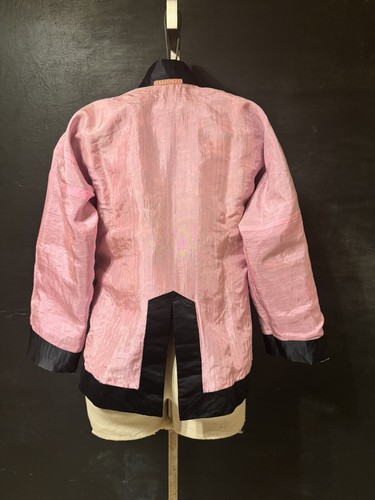 Giacca da sposa vintage CINESE Dragon Phoenix divano a mano foderata in seta S/M Hong Kong - Foto 7 di 16