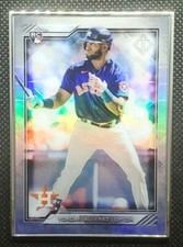 2020 Bowman Transcendent Icons YORDAN ALVAREZ RC Silver Framed 4/100 Topps #24