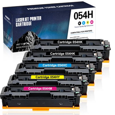 1-5x Toner für Canon 054 H I-Sensys MF641CW MF643CDW MF645CX MF644Cdw MF642Cdw