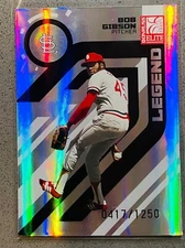 2005 Donruss Elite Baseball #151 Bob Gibson /1250 Holofoil Turn of the Century