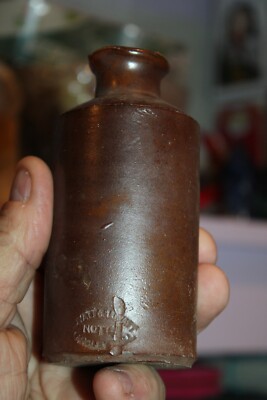 Antique, 4 3/4'' NOTT, Stone Glazed Master Ink Bottle, Item # A - 4703