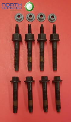 2012 2021 Jeep Dodge Ram Left Driver 5 7l Hemi Exhaust Manifold Bolts Nuts Set Ebay