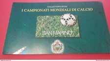 San marino libretto francobolli i campionati mondiali di calcio