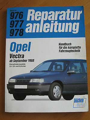 Repair Manual Opel Vectra Since 1988 - 1.6-1.8-2.0 L | eBay