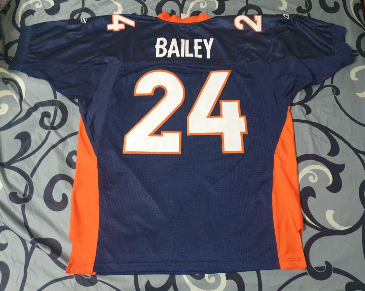 Denver Broncos Champ Bailey #24 Football-NFL Reebok Jersey Size54
