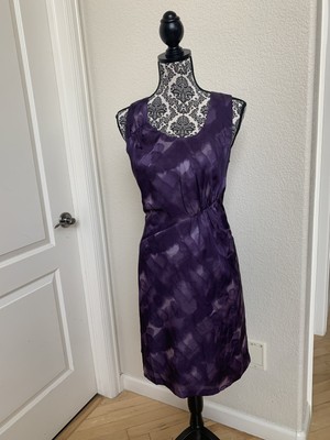 purple office dress