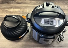 Instant Pot Duo Crisp AF8 Electric Pressure Cooker Air Fryer 8 Qt *USED ONCE*