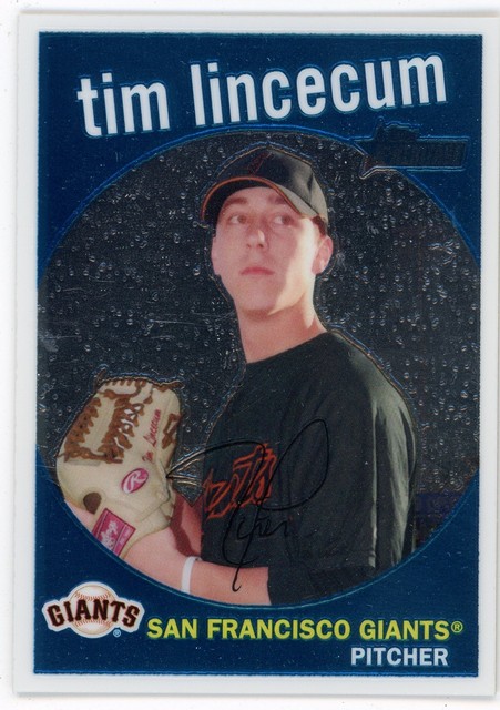 2008 Topps Heritage - Chrome Tim Lincecum #C54 /1959 Giants