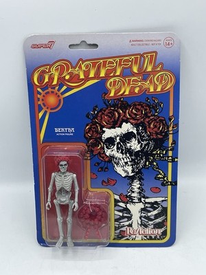 Super7 GRATEFUL DEAD Bertha Skeleton Reaction 3.75'' Action Figure NIP NEW SEALED