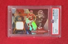 2020 Panini XR #SS-1 Patrick Mahomes II Summit Swatches /49 Chiefs PSA 8 POP 3