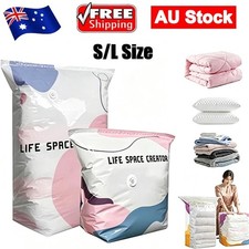 No‑pump Vacuum Storage Bags - Press & Seal,Reusable Space Saving Compression Bag