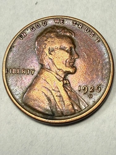 ** 1926-D LINCOLN CENT- VF+ (UPGRADE YOUR SET)  TONER!  PRICED TO SELL 🔥**