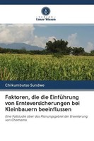 Chikumbutso Sundwe | Faktoren, Die Die EinfüHrung Von Ernteversicherungen Bei...