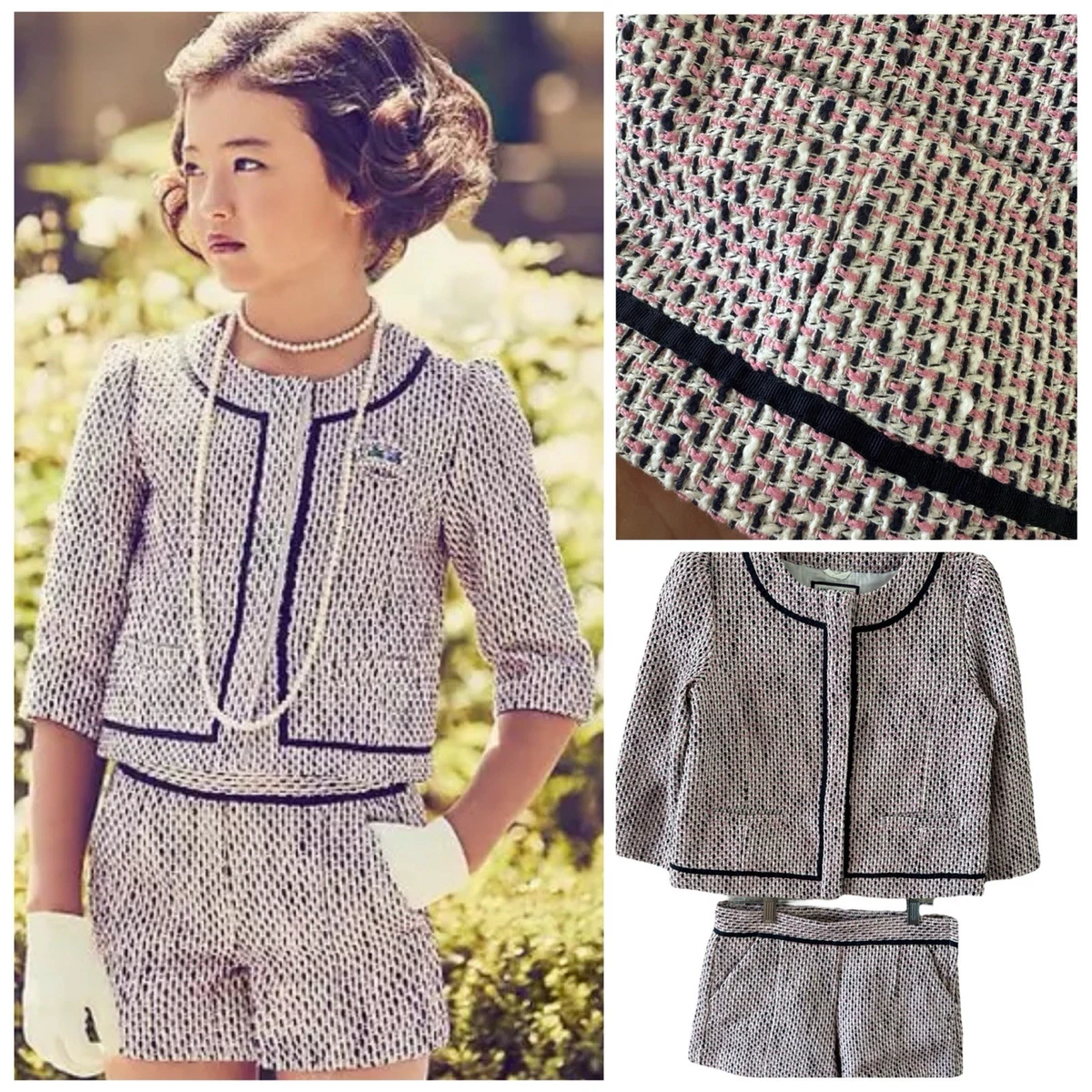Tenue De Tennis Janie And Jack Fille - Jupe Taille 3 (neuf Avec étiquette) + Haut Taille 4