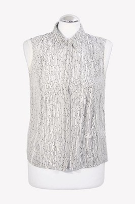 Reiss Damen Oberteil Gr. 34 (UK 6) Mehrfarbig Geknöpftes Hemd  Bluse Blouse
