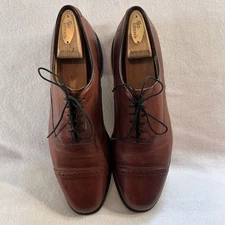 Allen Edmonds Byron Brown Leather Cap Toe Oxford Shoes 11.5 B, Horn Not Inc,USA