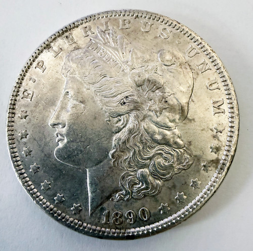 1890 - Morgan Silver Dollar - Mint in Philadelphia - Circulated