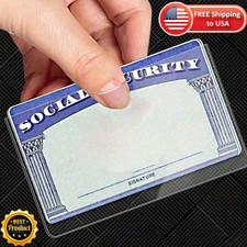 20Pcs Medical Card Holder Sleeve Waterproof P...